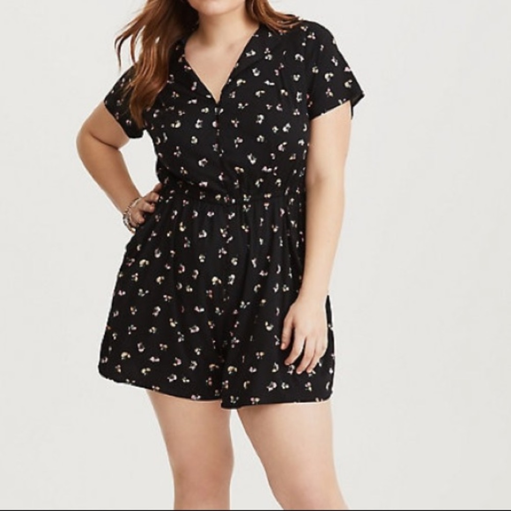 Torrid floral romper